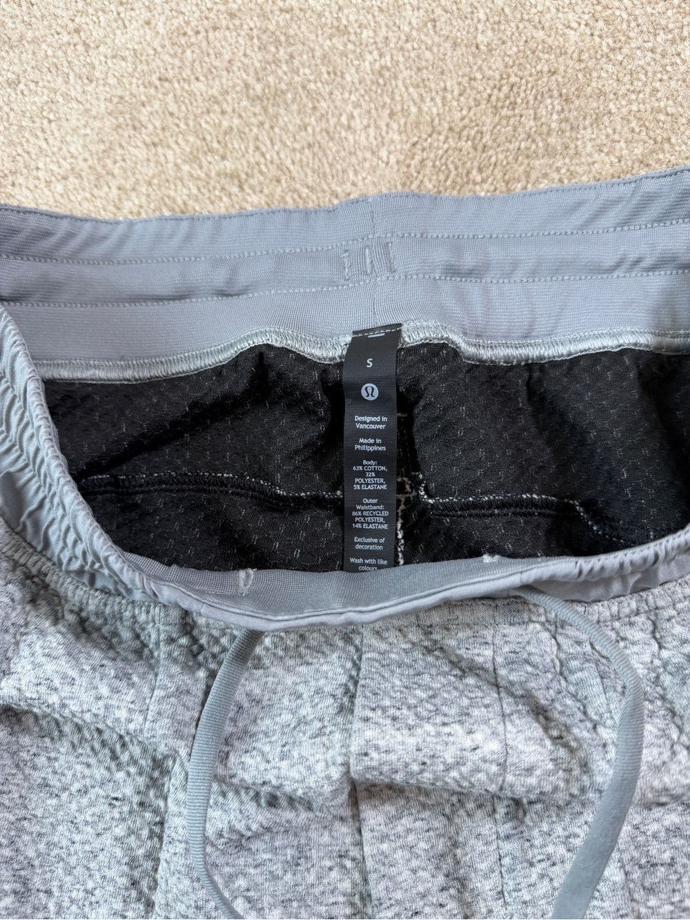 NWOT Lululemon At Ease Jogger Mens small Textured - Picture 3 of 7
